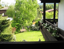 Blick vom Balkon